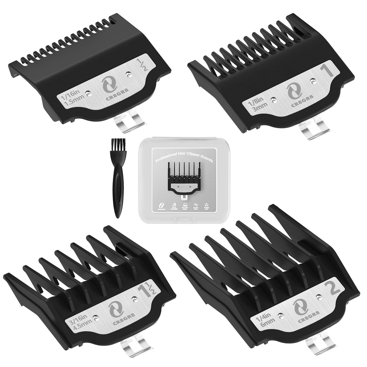 CR8GR8 garde 1/16 pouce pour coupes précises cheveux et barbe