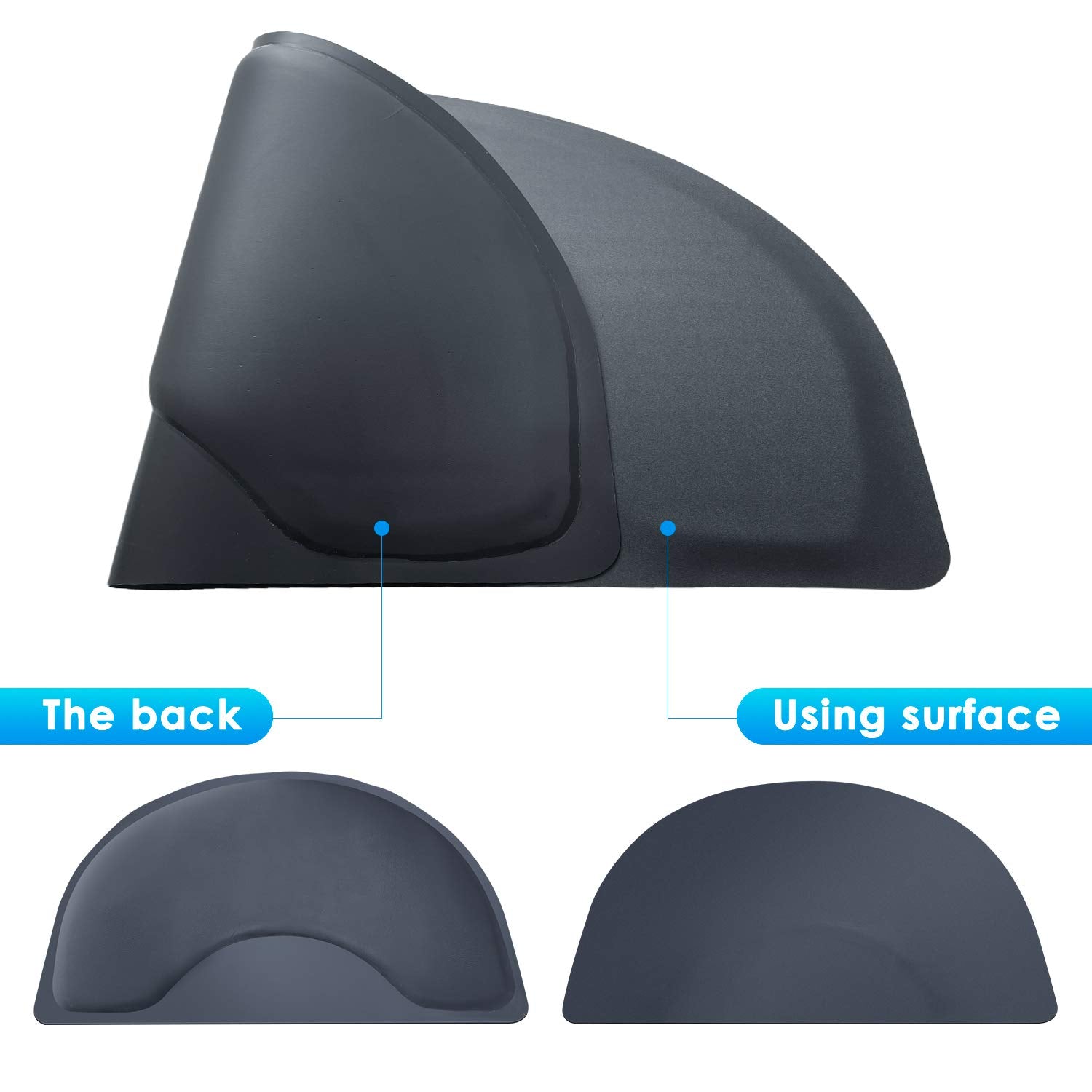 Ce tapis Crablux est idéal sous chaise de barbier et soutient la posture.