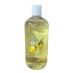 Crabtree & Evelyn Citron, bouteille de gel douche, parfum frais et revitalisant.