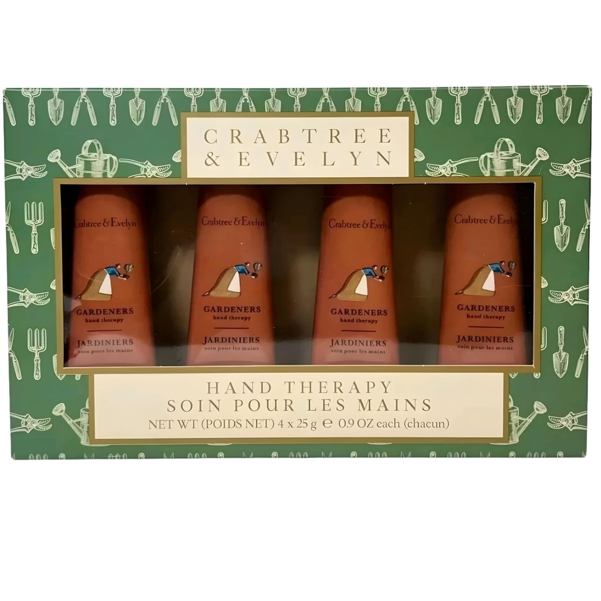 Crabtree & Evelyn ensemble soins mains ultra hydratants, 4 tubes.