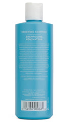 Crabtree & Evelyn La Source Renewing Shampoo label close-up highlights nourishing botanicals.