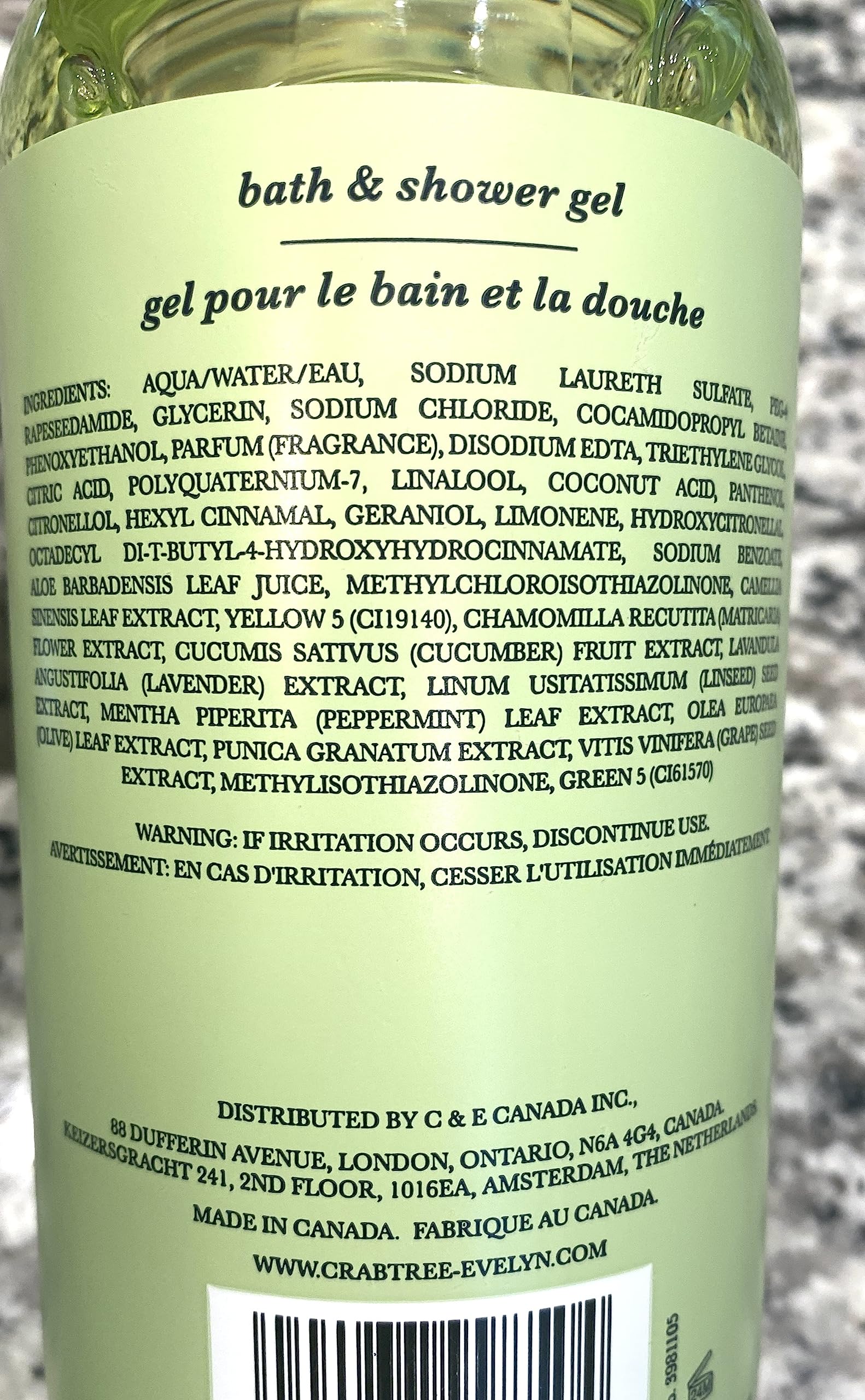 Crabtree & Evelyn Lily, expérience sensorielle sous la douche, parfum floral.