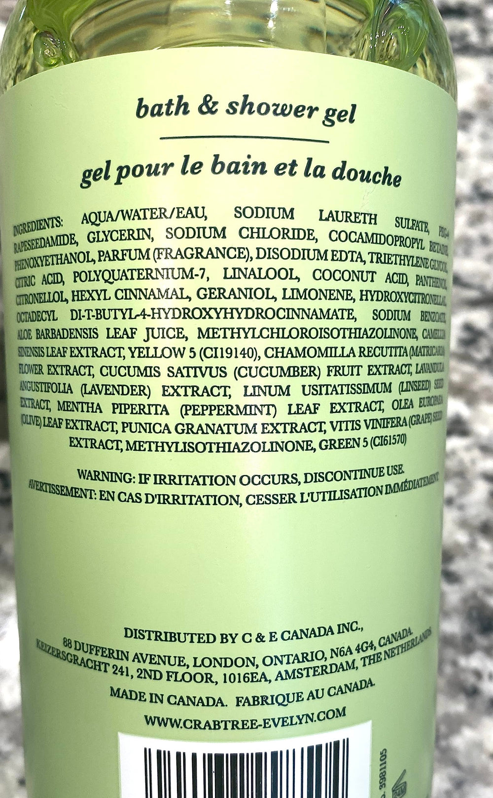 Crabtree & Evelyn Lily, expérience sensorielle sous la douche, parfum floral.