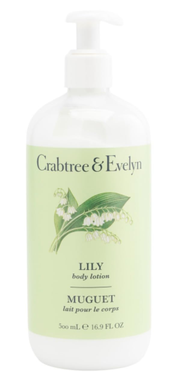 Crabtree & Evelyn Lily Lotion pour le corps sur étagère, hydratation douce et parfum floral