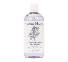 Gel douche Crabtree & Evelyn Nantucket Briar, bouteille parfumée, hydratation douce pour le corps.