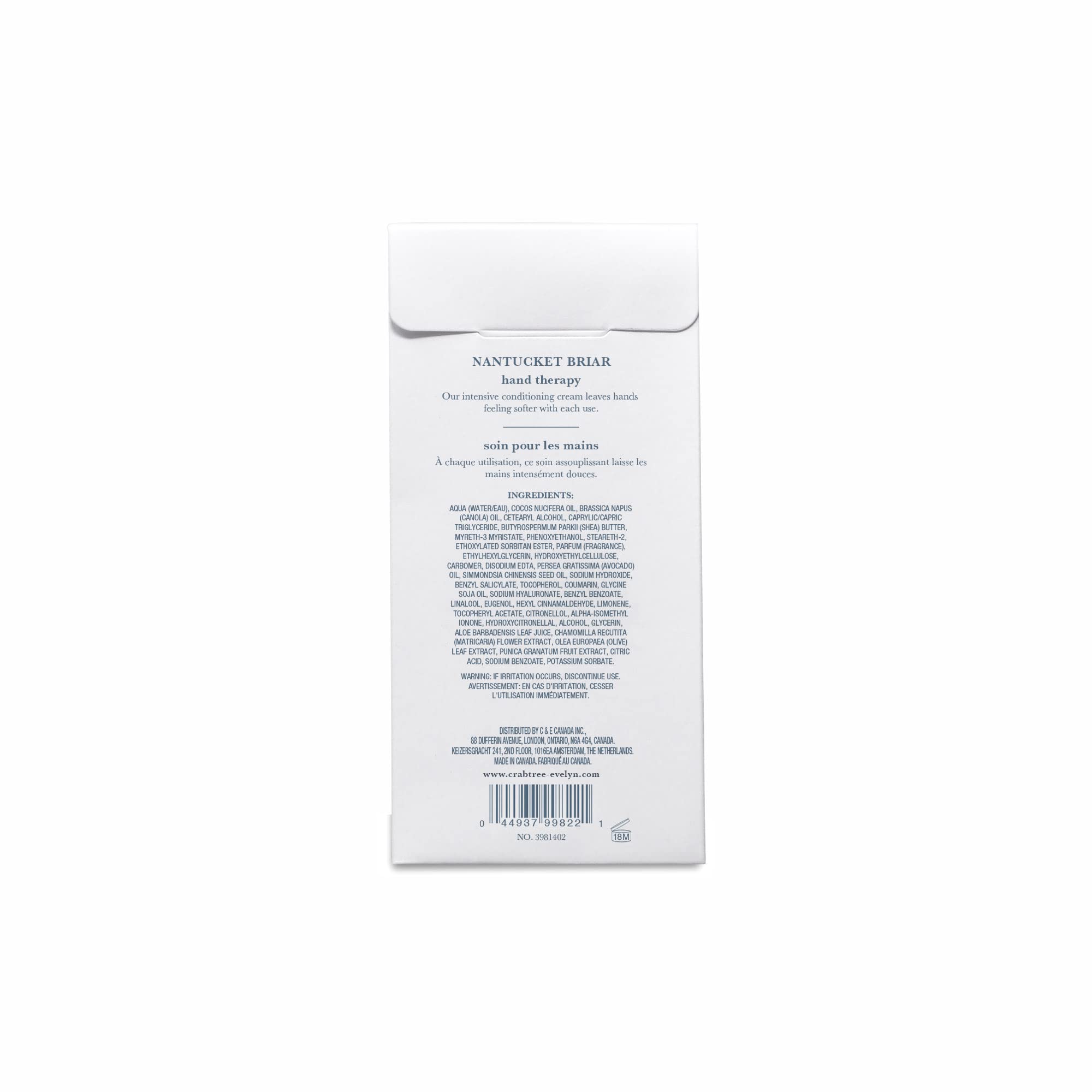 Crabtree & Evelyn Nantucket Briar : application douce et hydratante