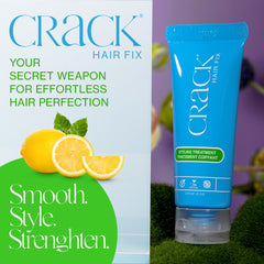 Crack Hair Fix infusion acai-proteines pour une brillance renforcée.