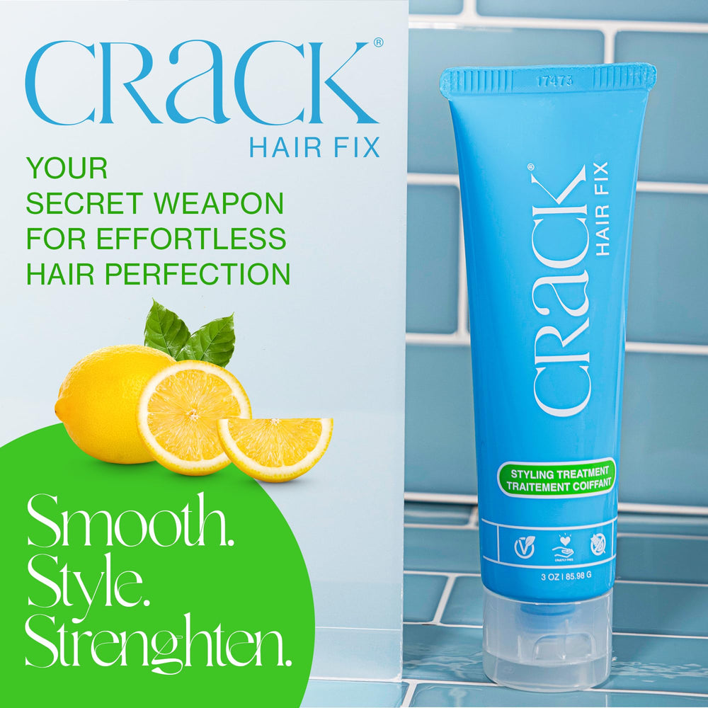Crack Hair Fix: application crème cheveux pour démêlage et protection du styling