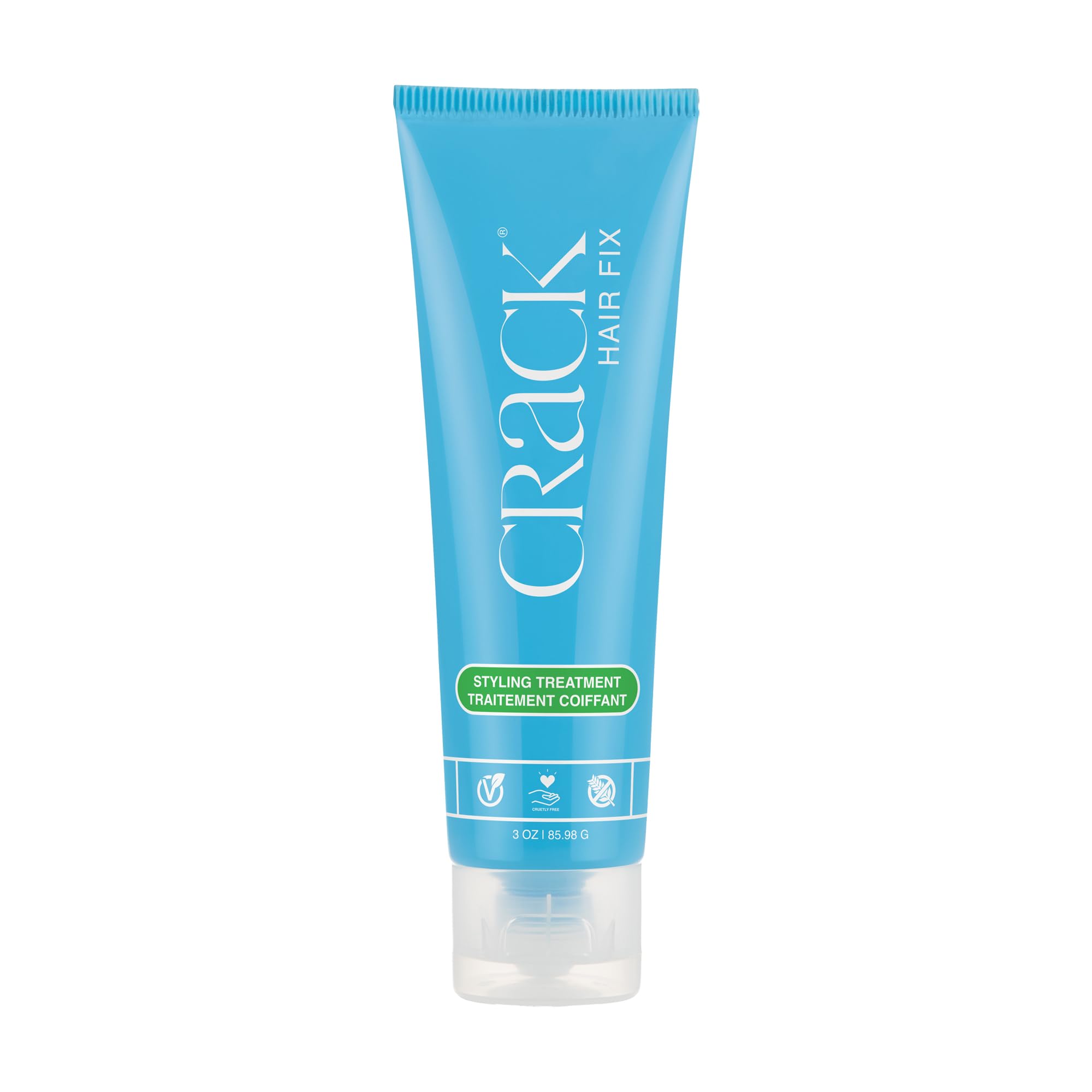 Crack Hair Fix - bouteille: discipline et brillance durable.