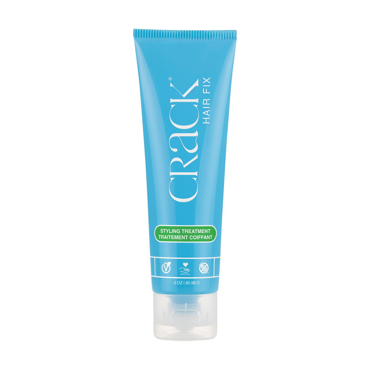 Crack Hair Fix - bouteille: discipline et brillance durable.
