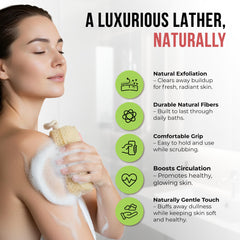 CraftsOfEgypt éponge loofah naturelle pour une douche revitalisante