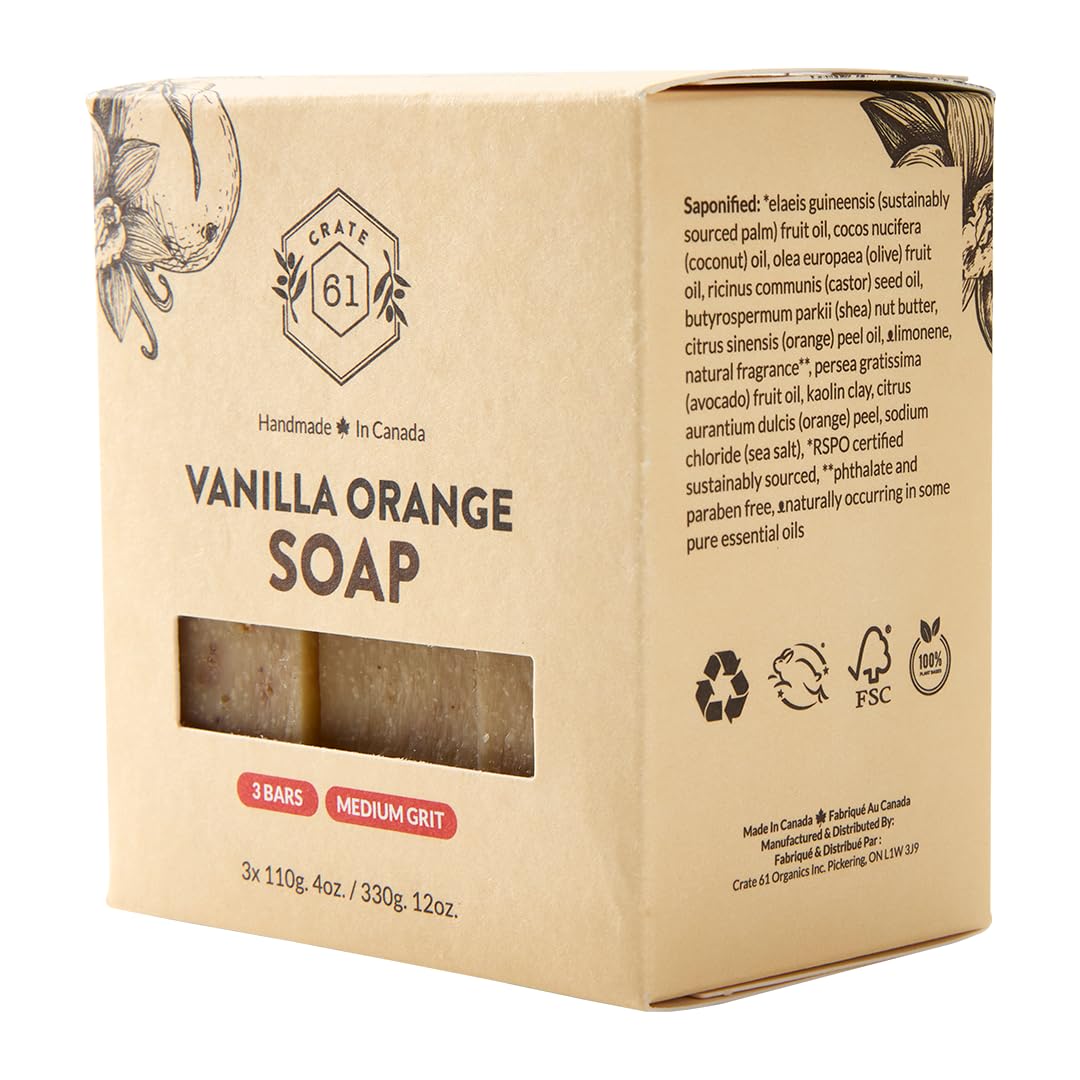 Crate 61 Organics huiles naturelles et argile; soin nourrissant pour peau saine