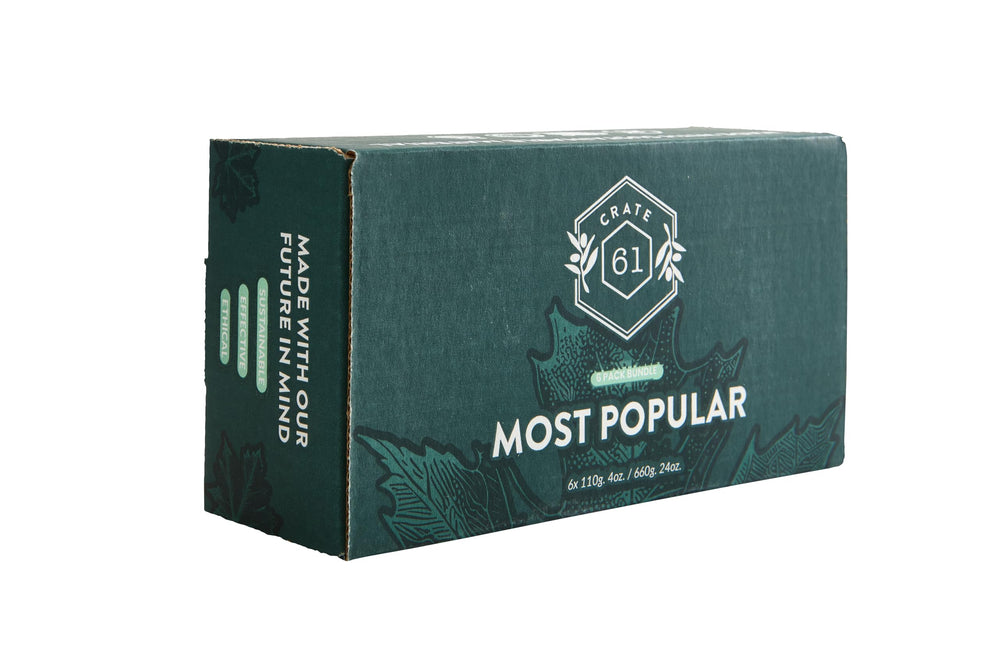 Crate 61 Organics: détail huile de coco, parfum subtil.