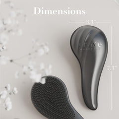 Crave Naturals brosse démêlante grande noire parfaite pour définir les boucles sans les casser.