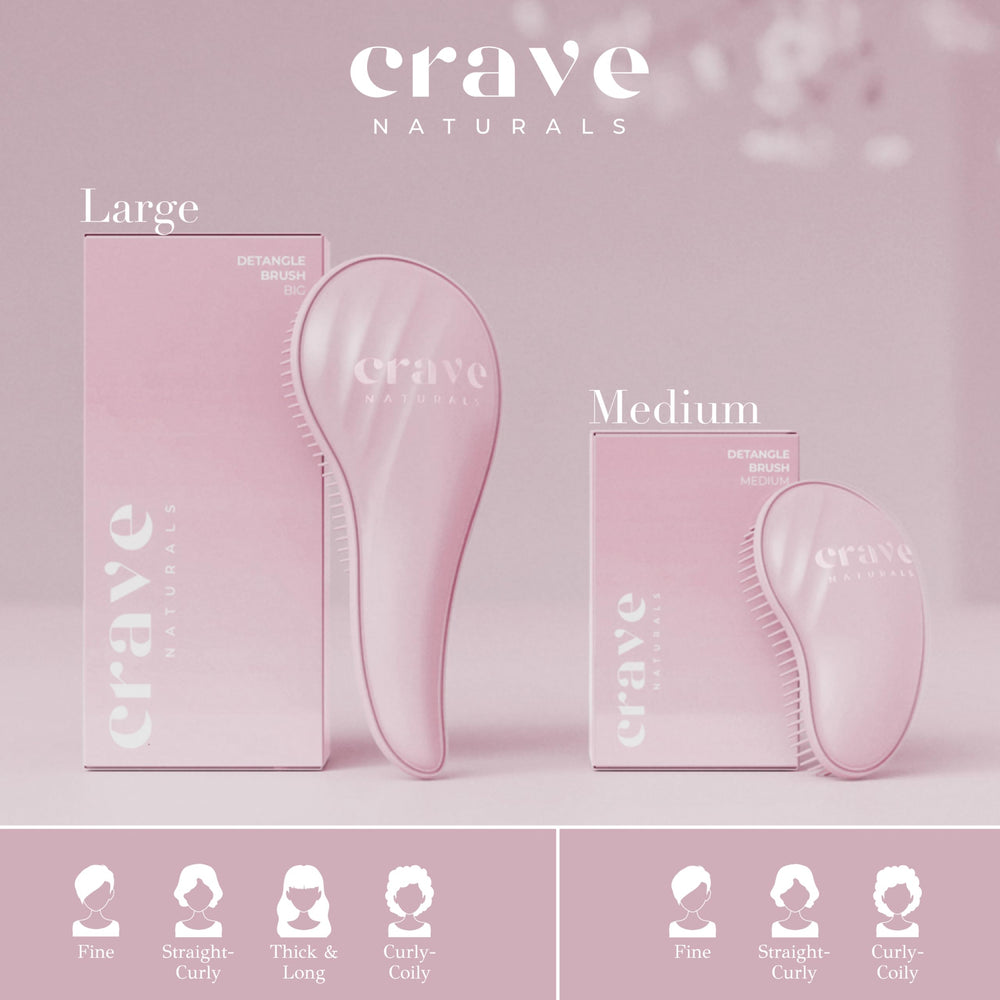 Crave Naturals convient à tous les types de cheveux, rose.