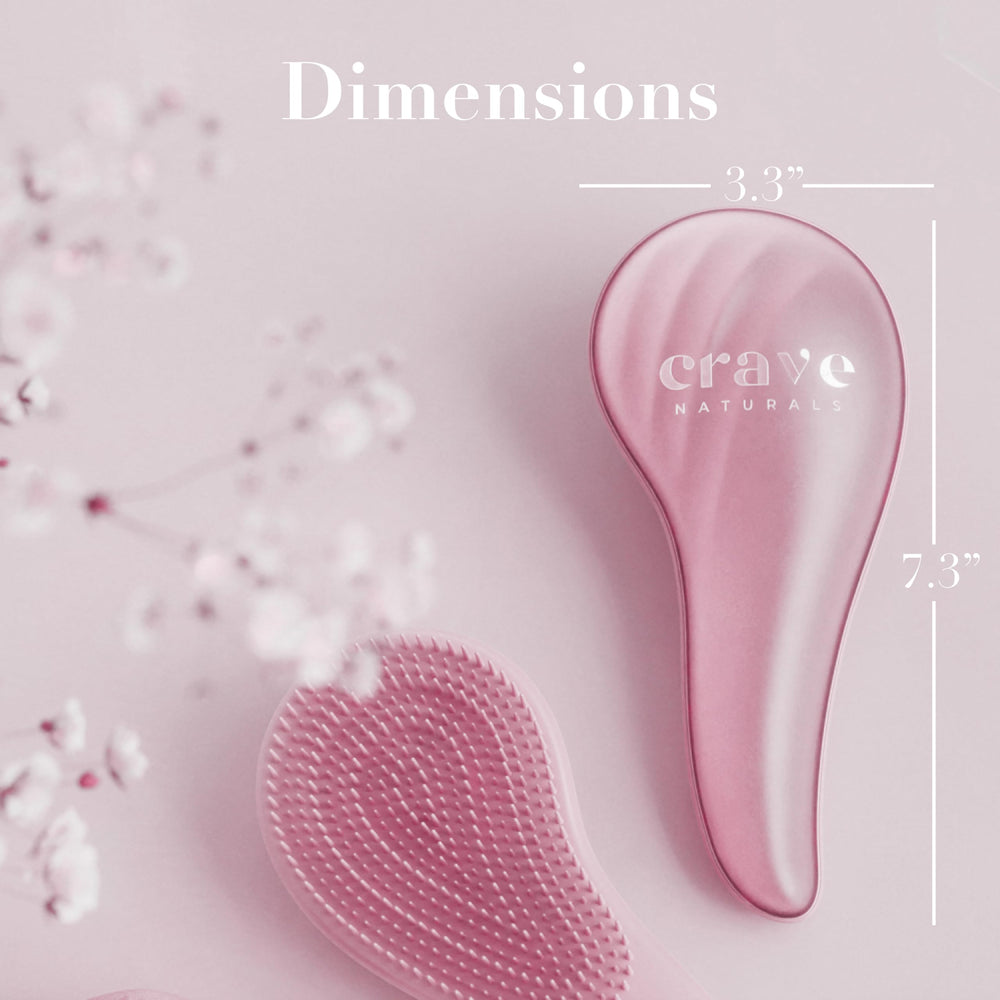 Crave Naturals design enfant doux rose pour cheveux sensibles.