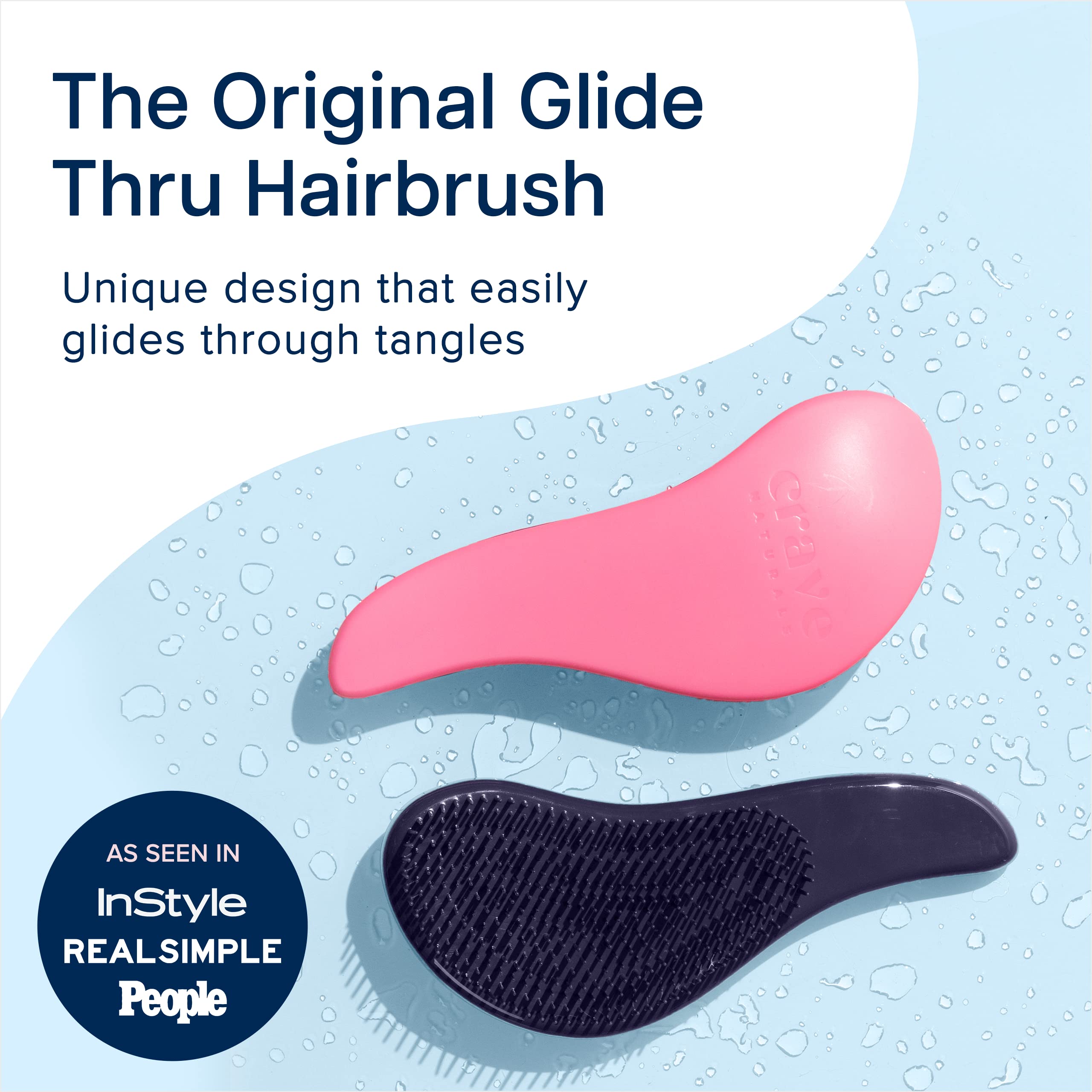 Crave Naturals Glide Thru: brosse demelante pour noeuds delicats