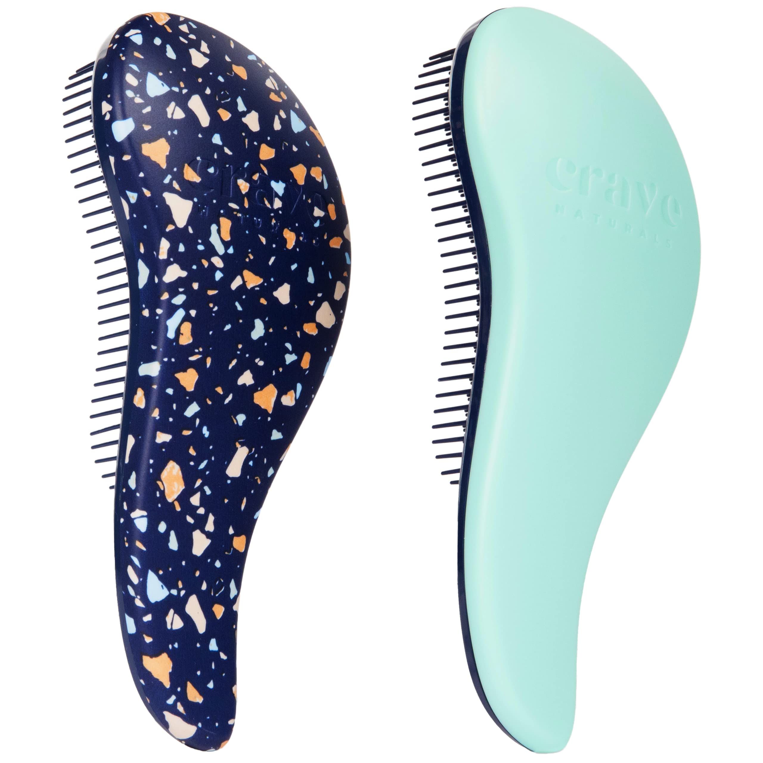 Crave Naturals Glide Thru, brosse démêlante turquoise démêle sans tirer