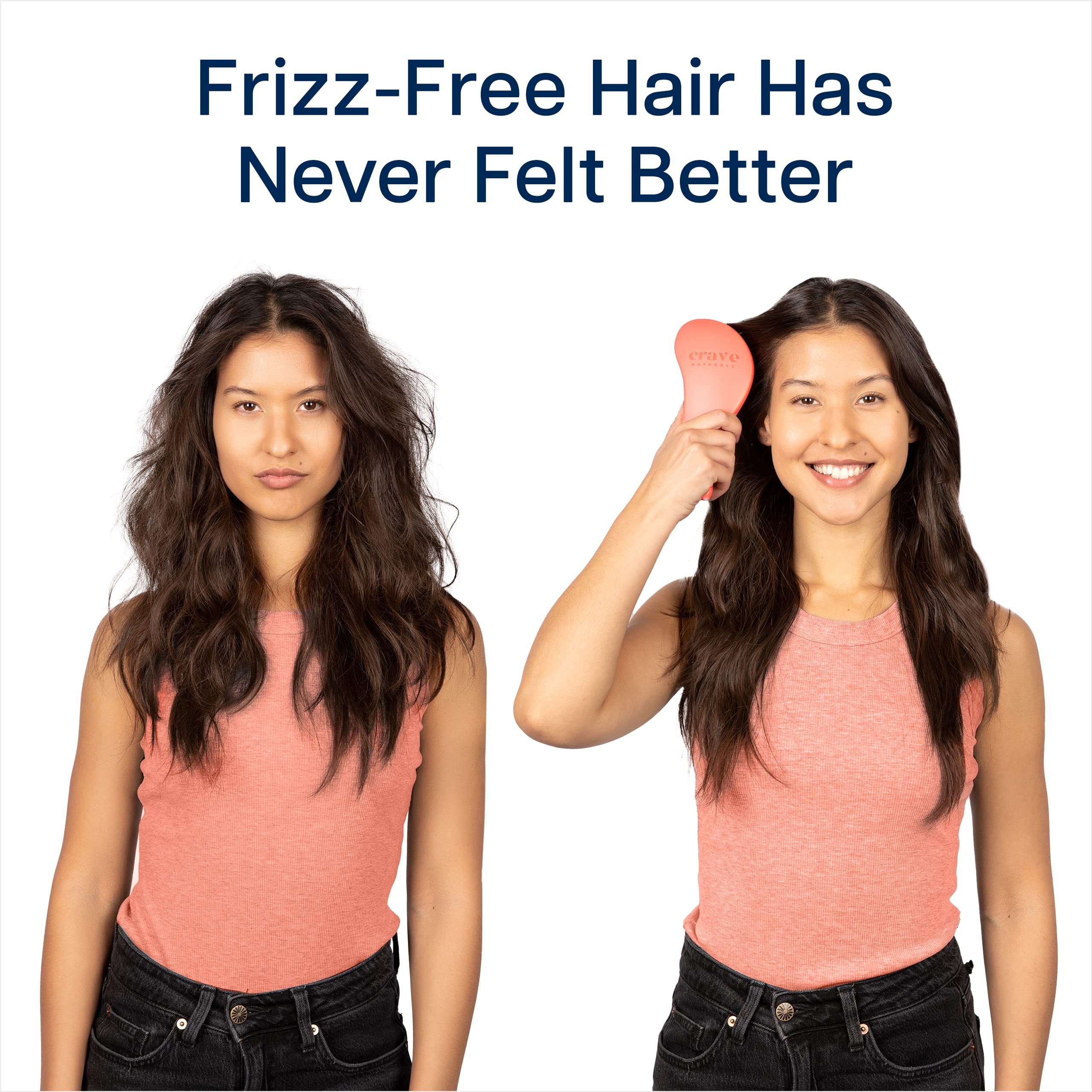 Crave Naturals Glide Thru, poils flexibles et durables après usage.