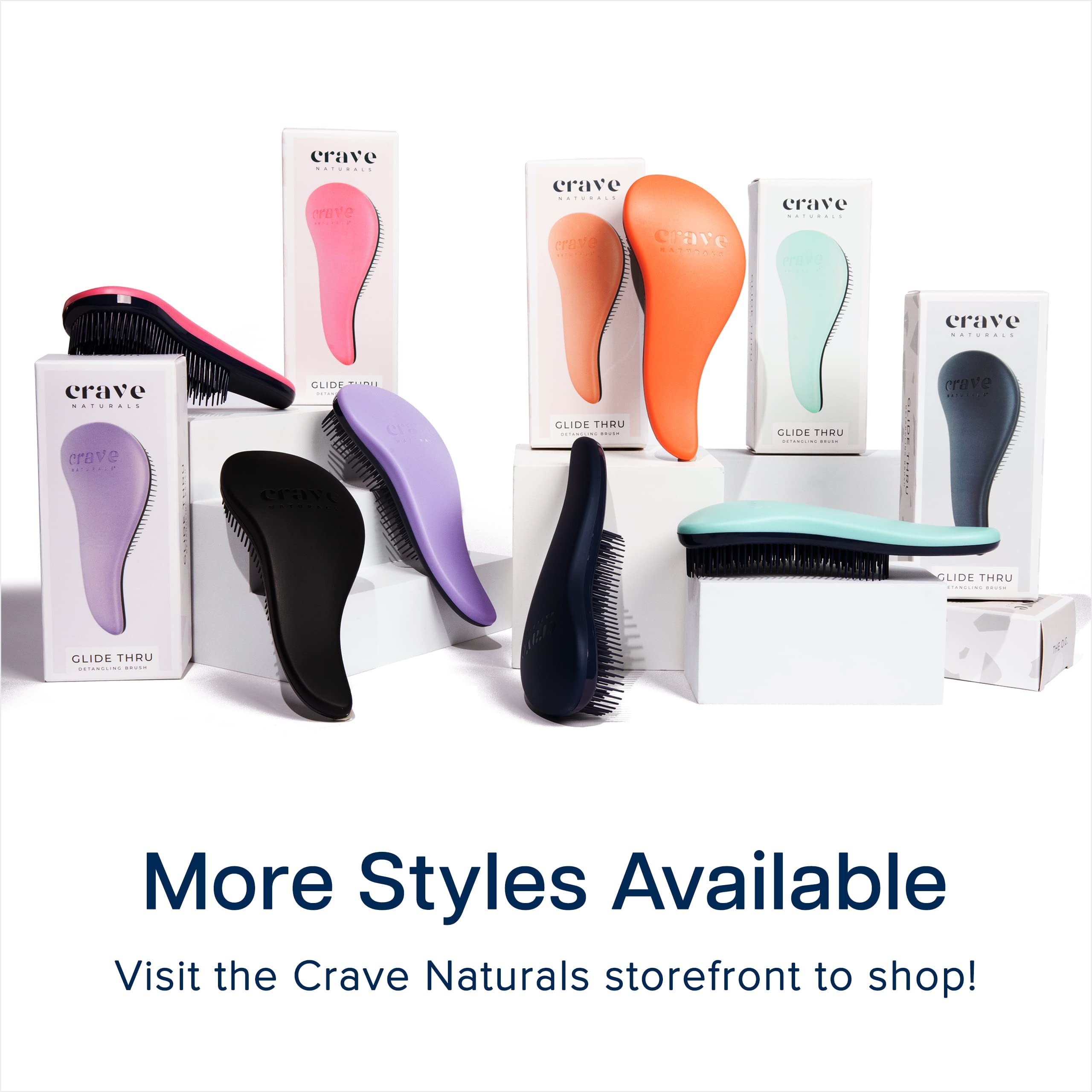 Crave Naturals Glide Thru: brosse rose-pale alliant douceur et performance