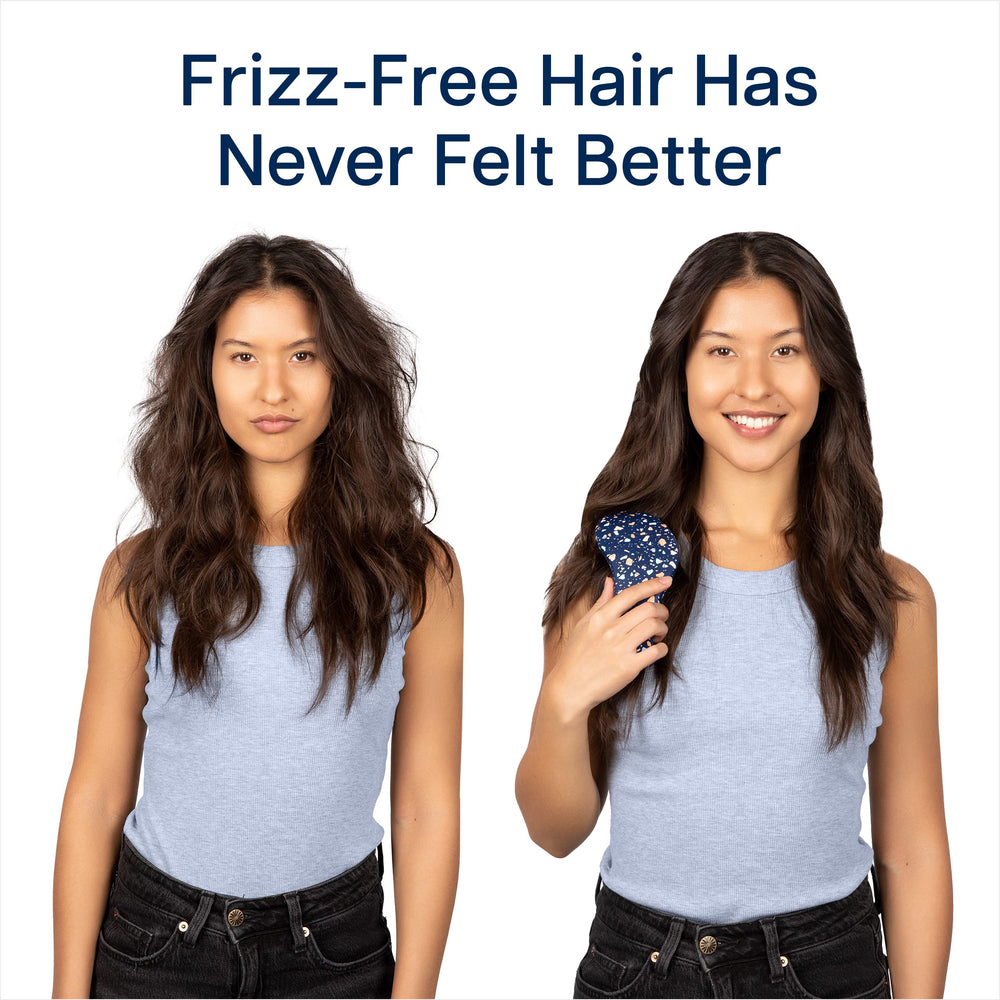 Crave Naturals Glide Thru pack deux brosses turquoise terrazzo