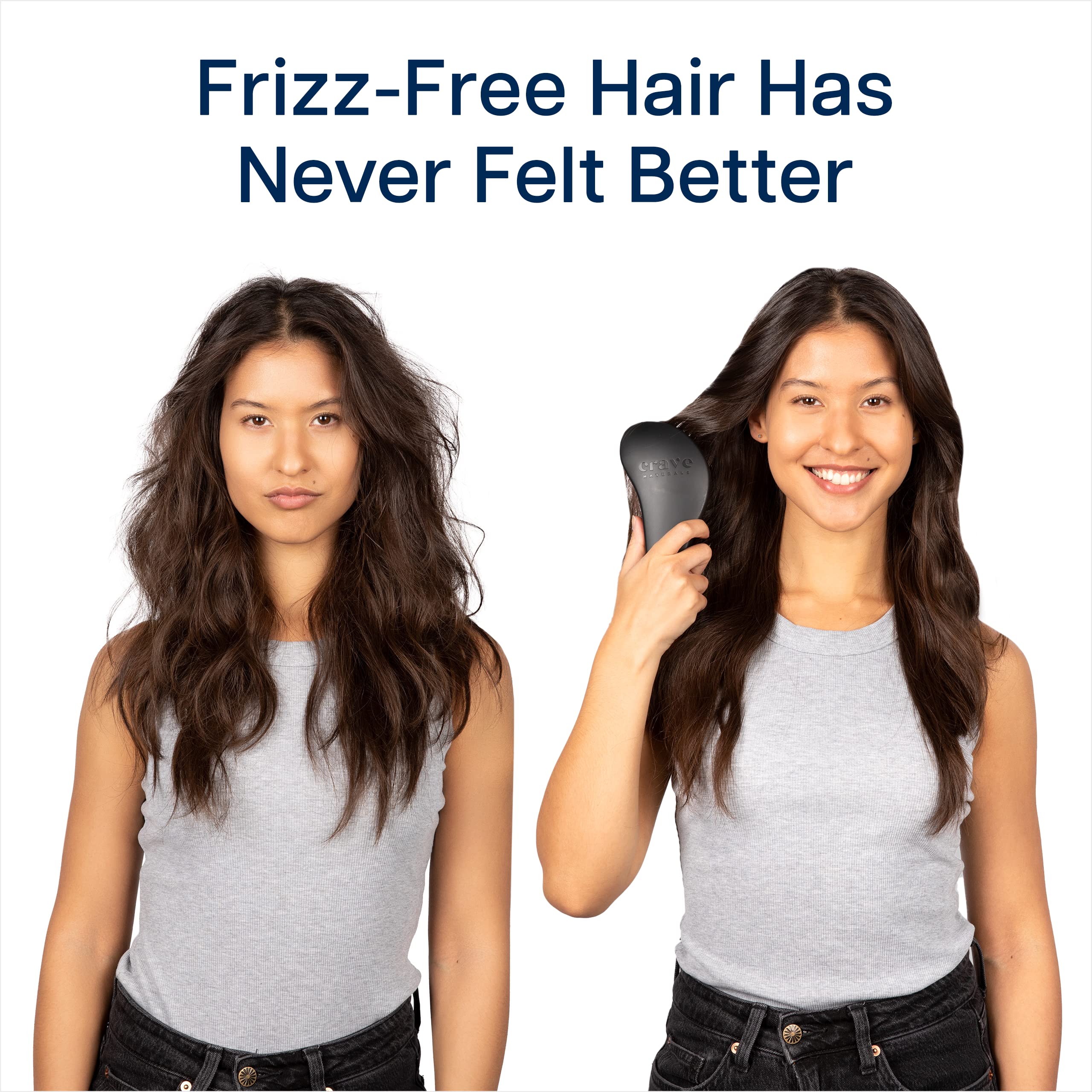 Crave Naturals Glide Thru polyvalente pour boucles et cheveux lisses.