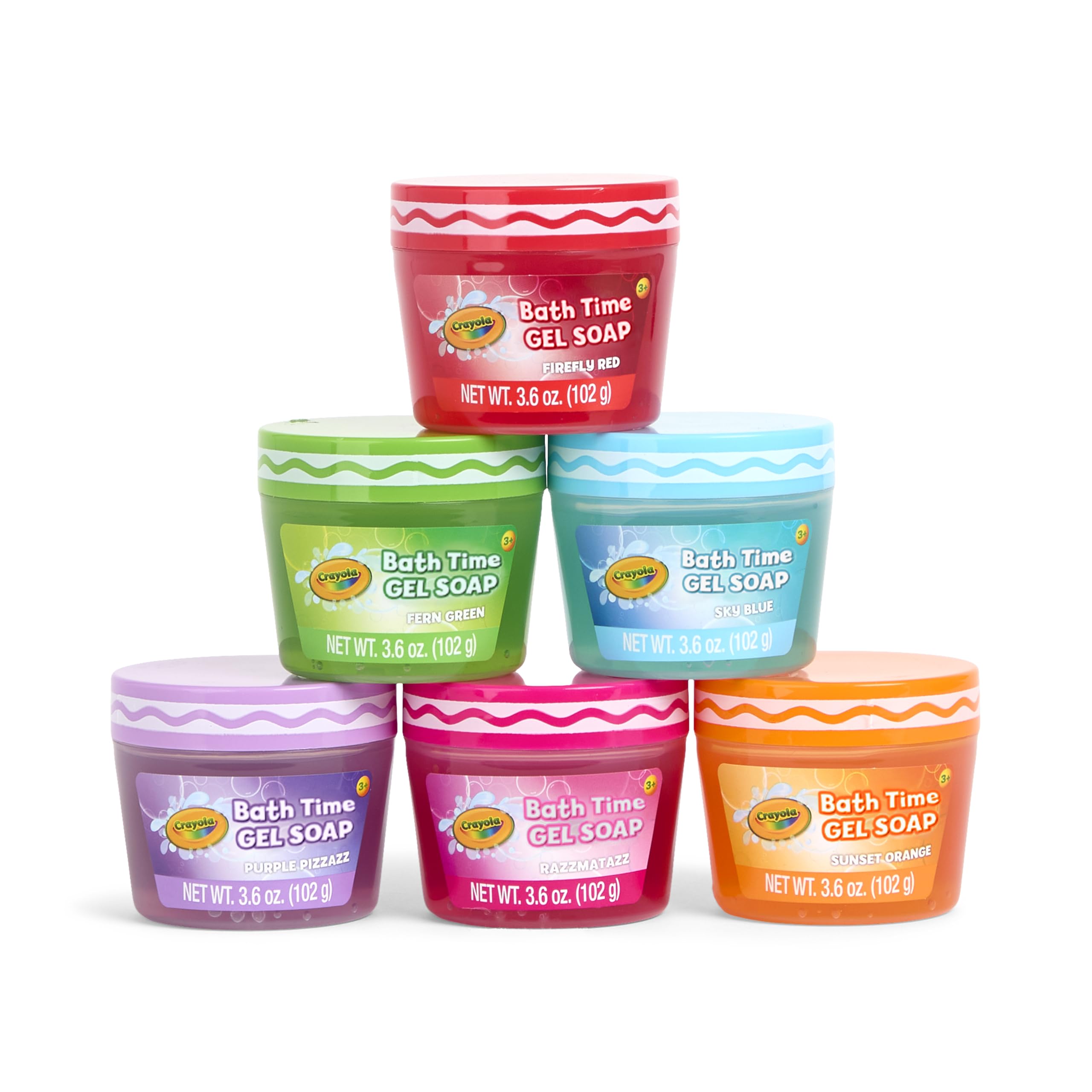 Crayola Bath Time Slime texture close-up emphasizes slime-like bath soap for cleansing