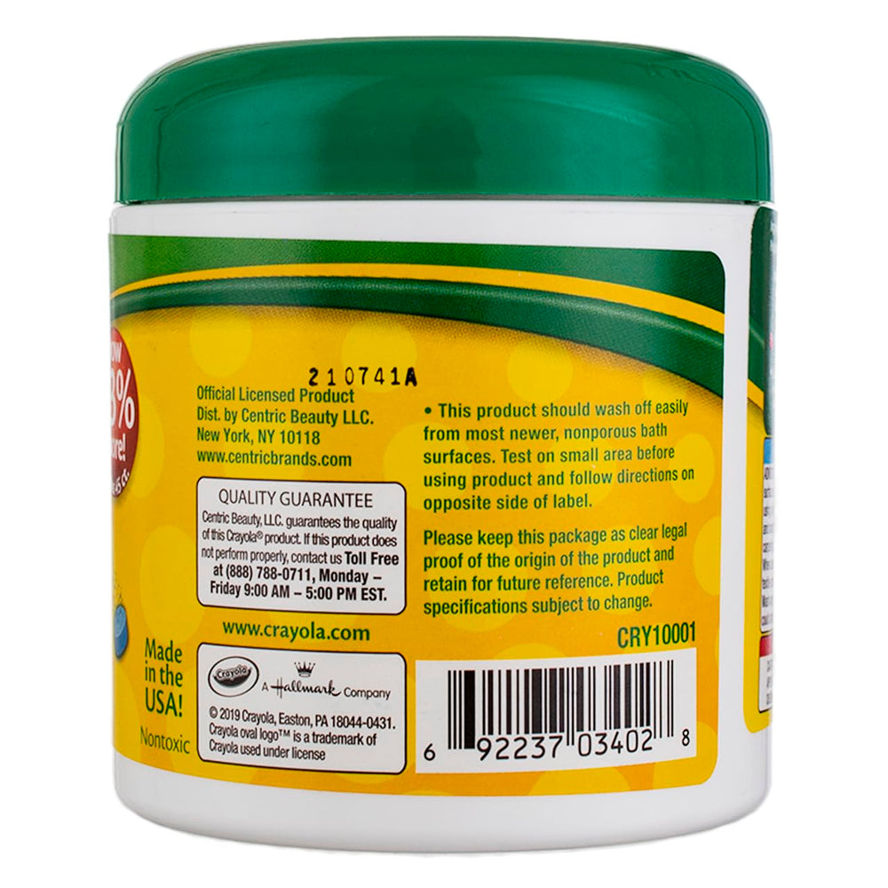Crayola Color Bath Dropz tablettes qui se dissolvent dans l’eau.
