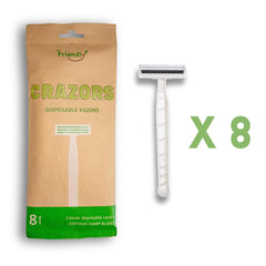 Capot protecteur du rasoir Crazors pour rangement sûr.
