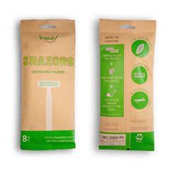 Utilisation du rasoir Crazors sur le visage et le corps en déplacement.