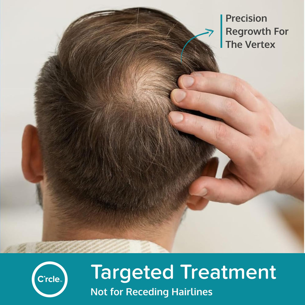 C'rcle Minoxidil 5% utilisation quotidienne facilitée.