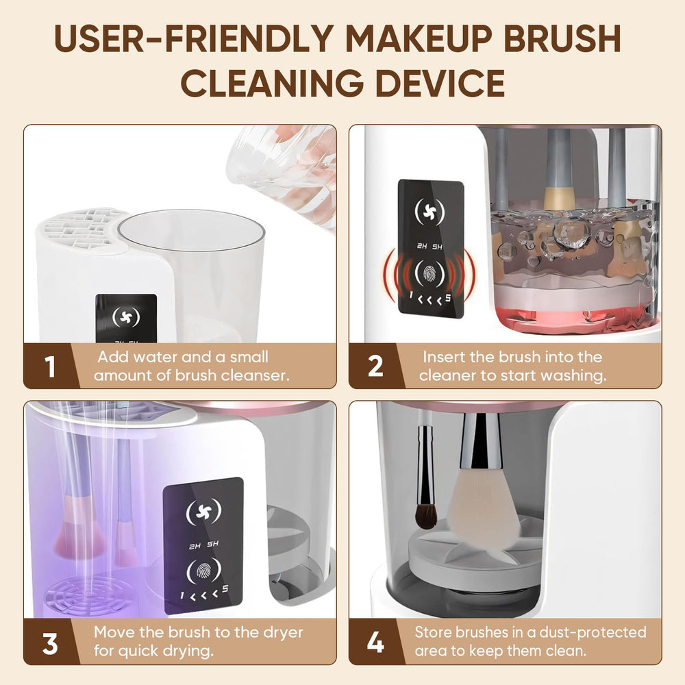 CreaCare Utilisation USB pratique pour tous les pinceaux cosmétiques