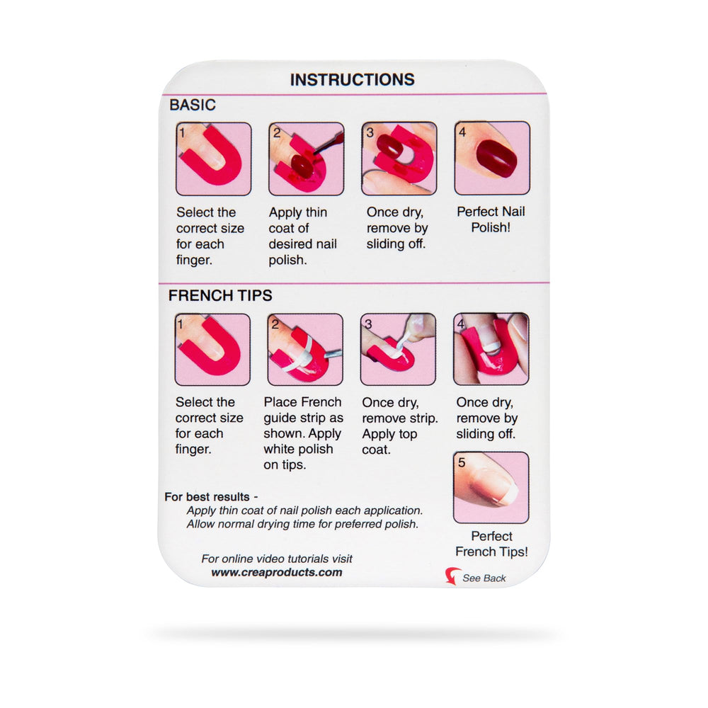 CreaNails applicateur anti-dépôt pour vernis et decals propres.