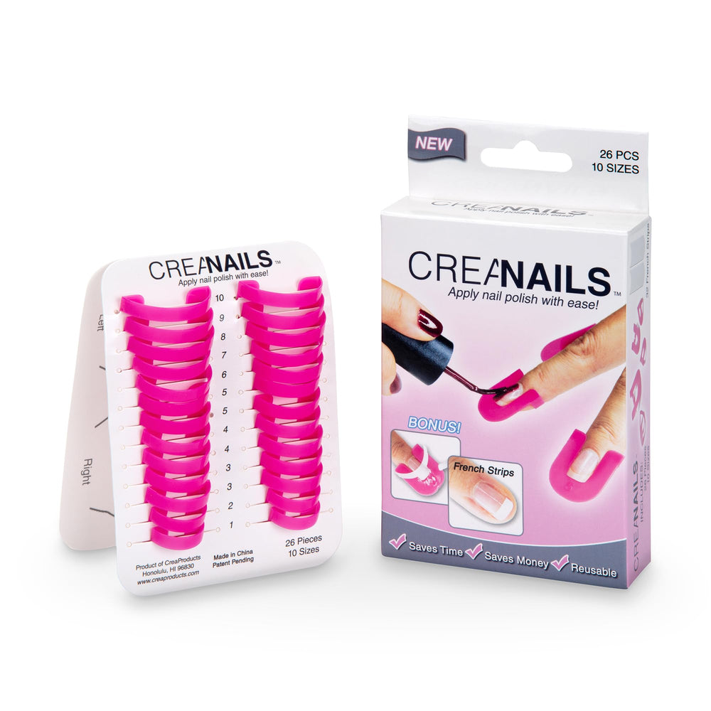 CreaNails lignes françaises faciles pour des French tips précises.