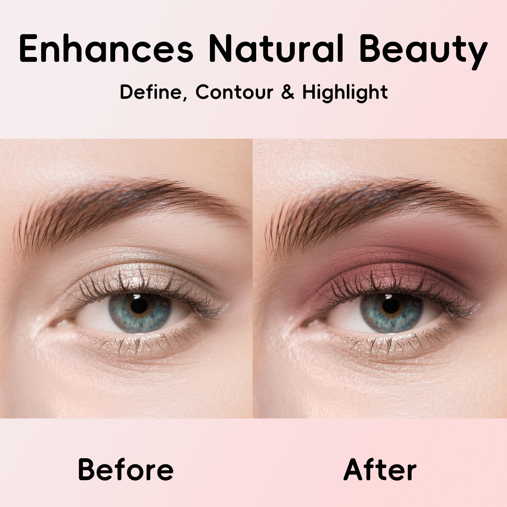 Creaglam Ombre Stick Rose poussiere mat, couleur naturelle et raffinée.