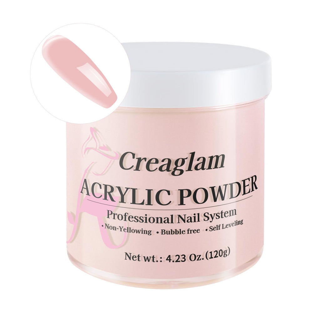 Creaglam Poudre Acrylique de salon, finition professionnelle et longue tenue