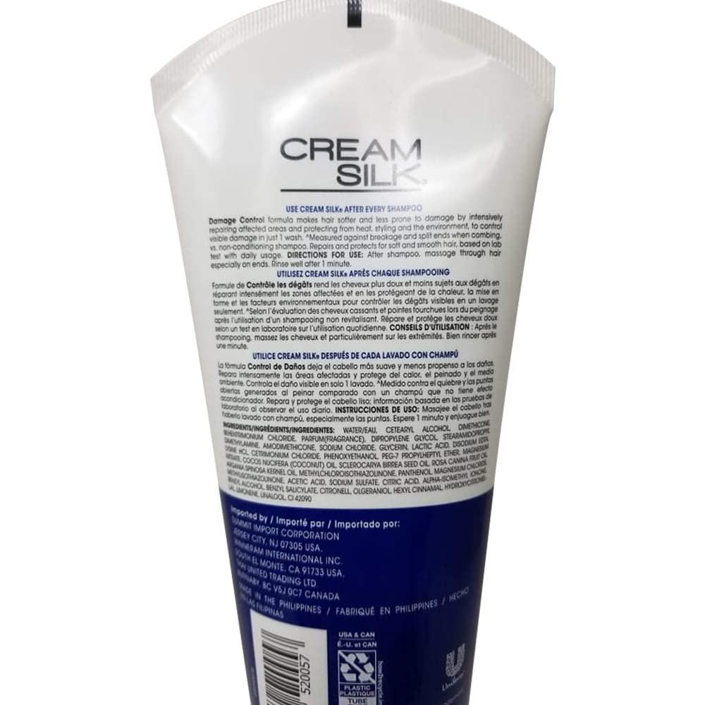 Cream Silk Damage Control, emballage élégant, format familial pratique pour la famille.
