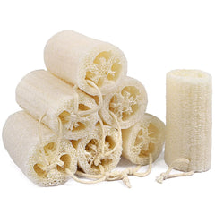 Createjoya loofah naturel pour le corps, gommage doux et peau plus lisse.
