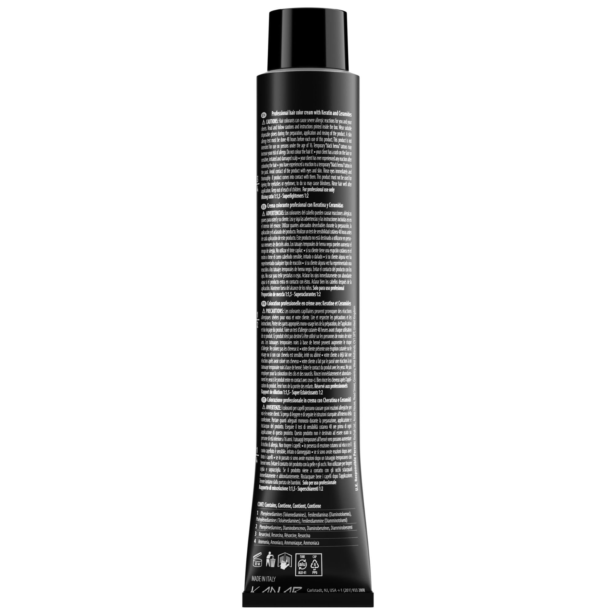Créé formule nourrissante avec soin cheveux, hydratation et brillance accrue