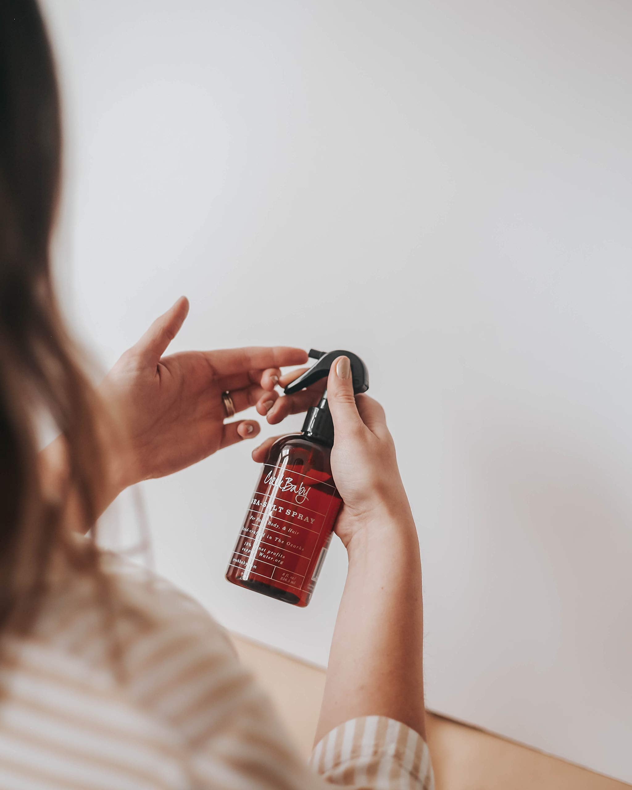 CreekBaby Spray Sel Marin Corps – rafraîchit et tonifie la peau.