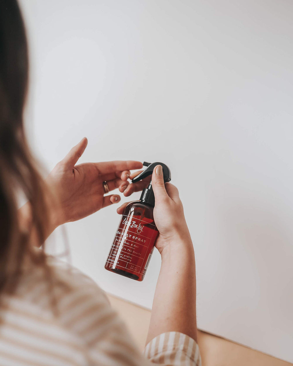CreekBaby Spray Sel Marin Corps – rafraîchit et tonifie la peau.