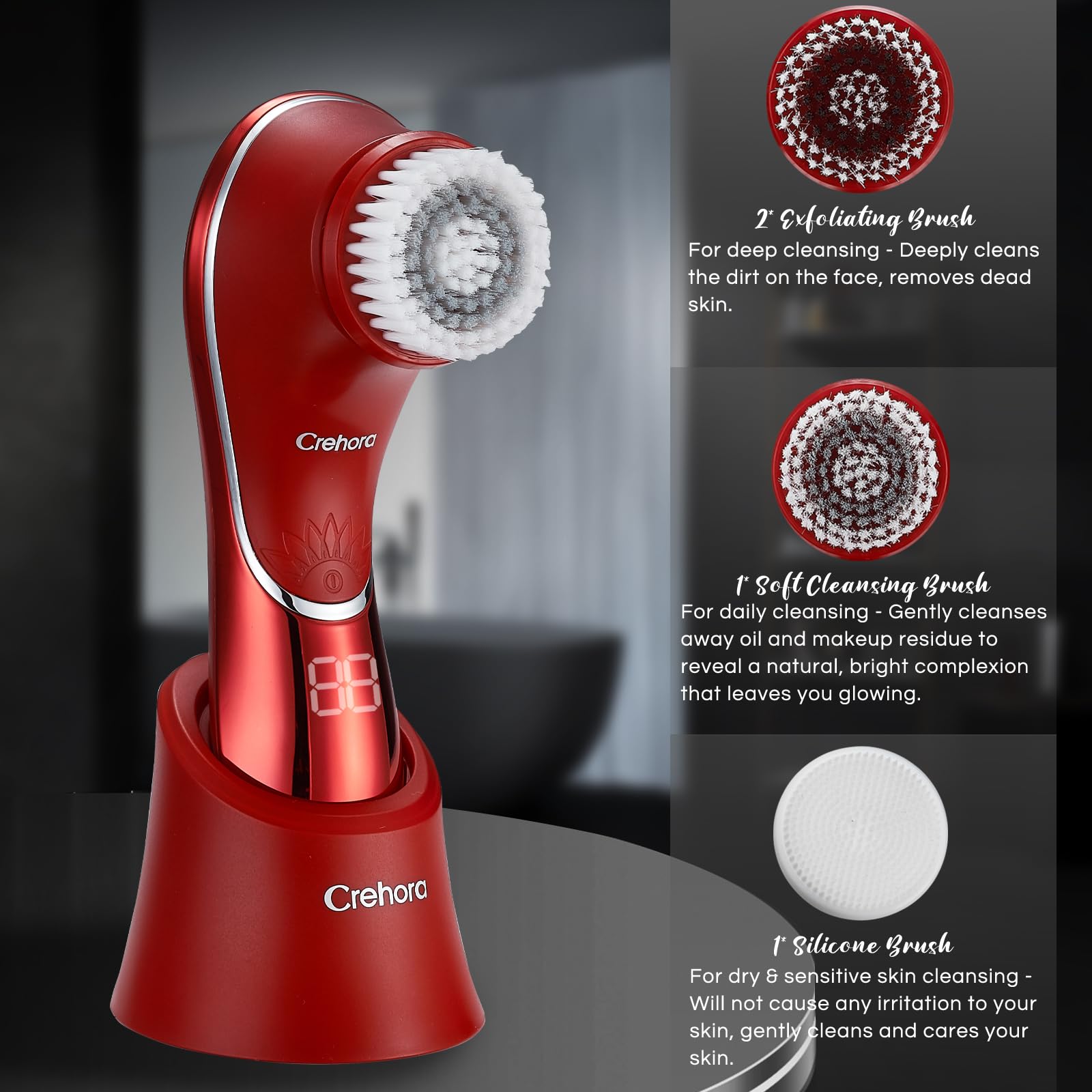 Crehora tete-nettoyage-douce, nettoyage quotidien doux pour peaux sensibles.