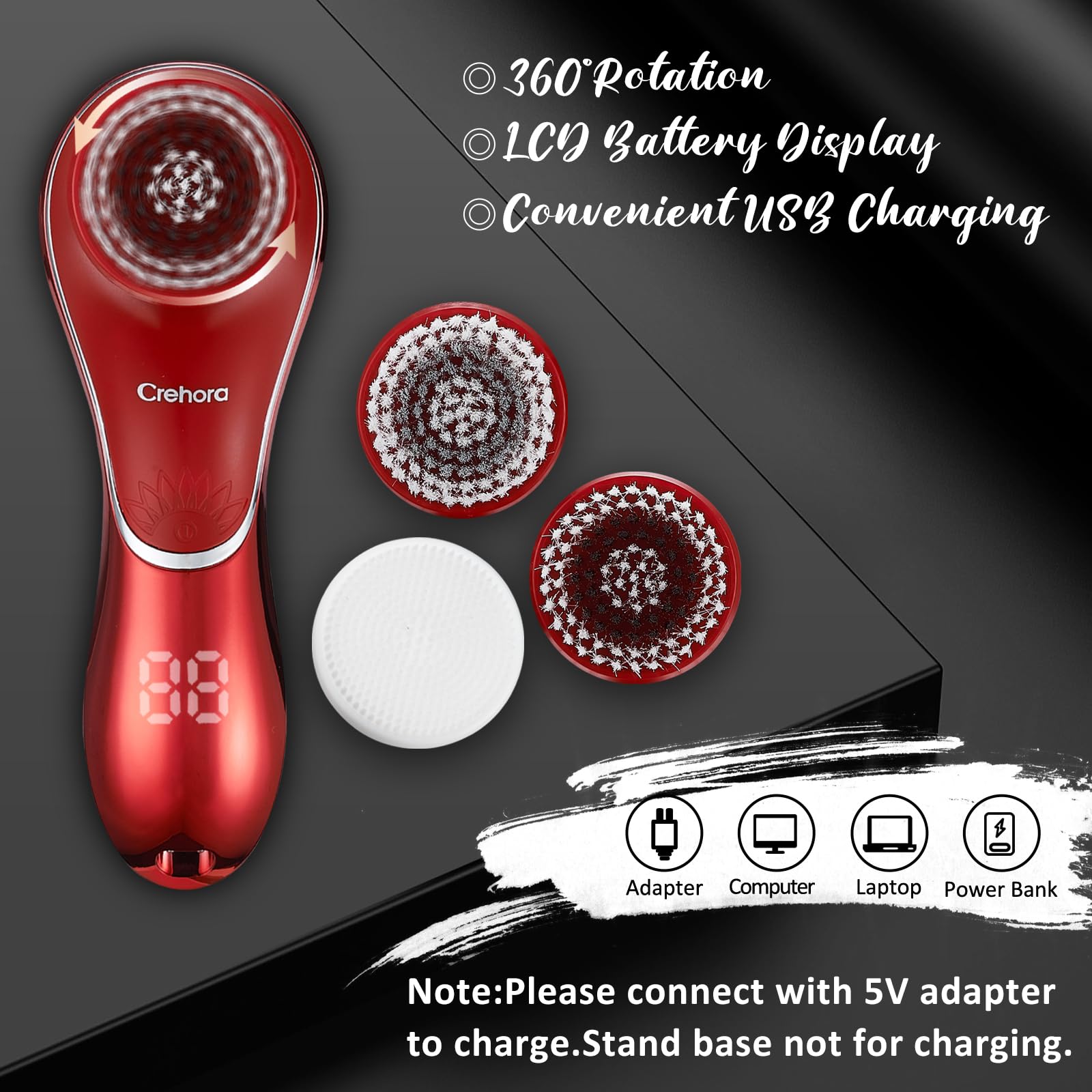 Crehora tete-nettoyage-silicone, option hygiénique et douce pour le visage.