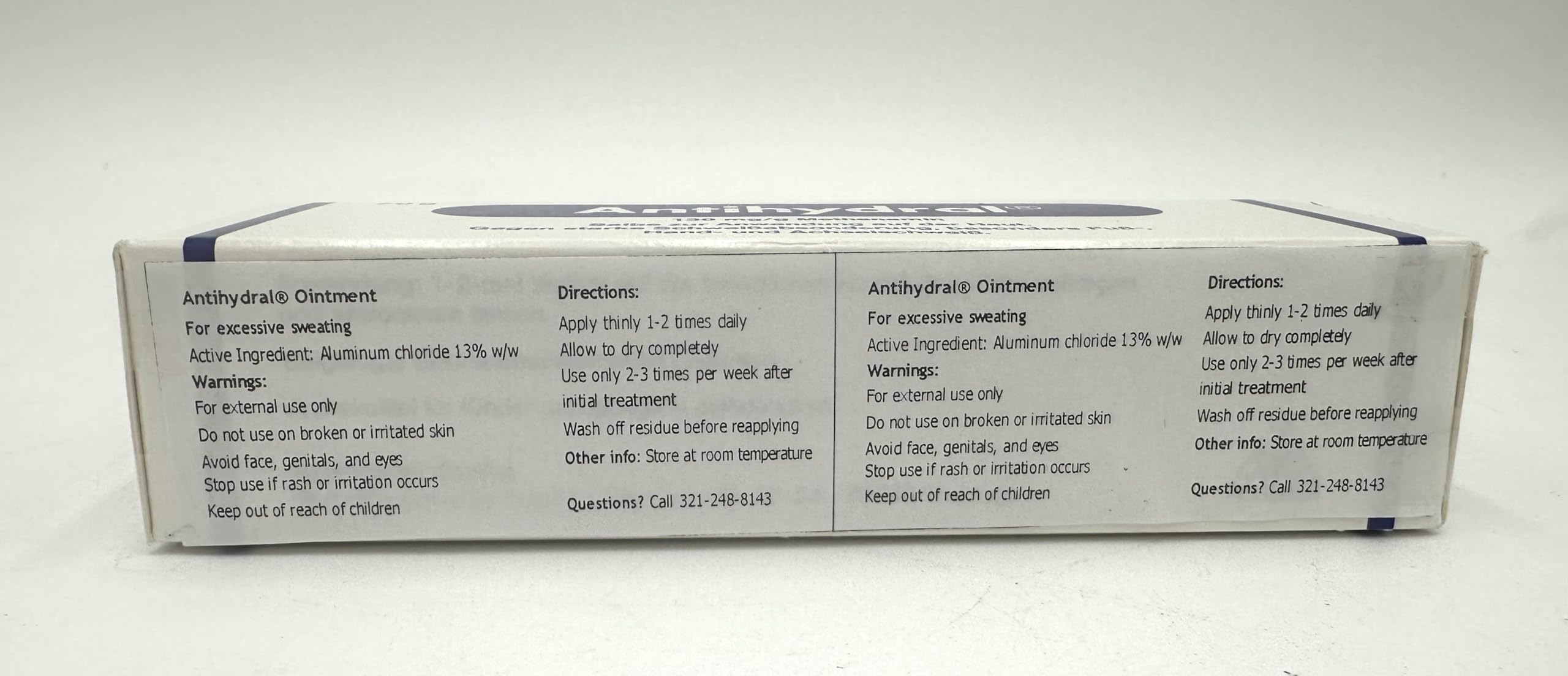 Application sur les pieds pour limiter la transpiration et laisser la peau sèche.