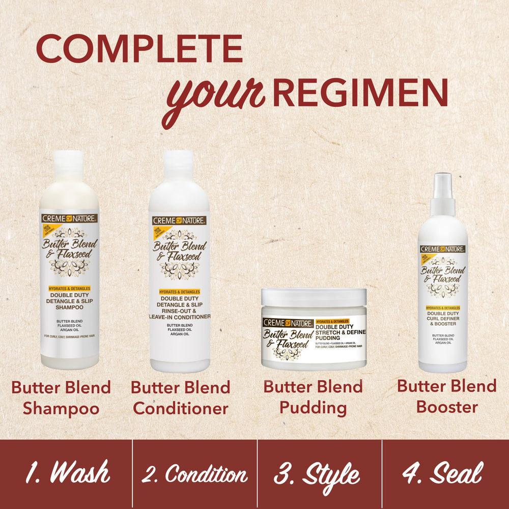 Crème de Nature Double Duty soin sans rinçage léger, prêt pour le coiffage quotidien