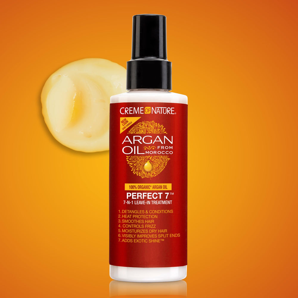 Rafraîchissement des boucles: Creme of Nature Perfect 7 réactive les boucles sans rinçage.