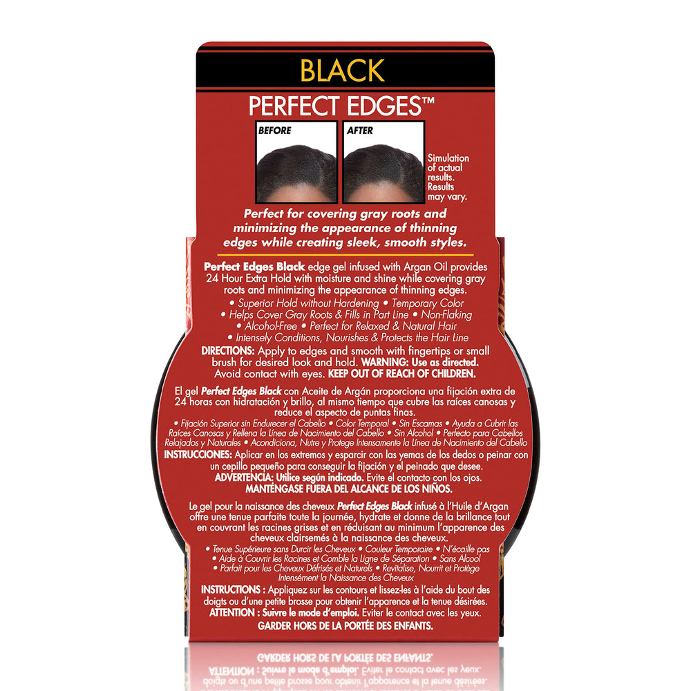 Creme of Nature Perfect Edges brillance durable: fini lustré sans résidu.