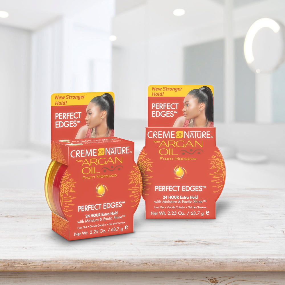 Creme of Nature Perfect Edges définition bords: coiffage sculpté pour cheveux naturels ou relaxés.