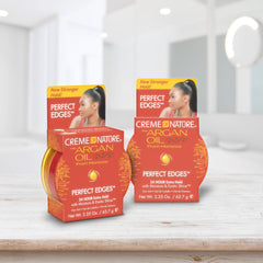 Creme of Nature Perfect Edges définition bords: coiffage sculpté pour cheveux naturels ou relaxés.