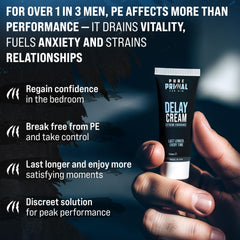 Crème retardatrice Pure Primal – texture non graisseuse qui sèche sans trace.
